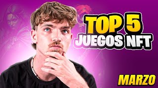 TOP 5 MEJORES JUEGOS NFT PARA GANAR DINERO  Marzo 2024 [upl. by Anesor]