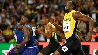 Usain Bolt beaten in final 100m race [upl. by Ennaeirrac]