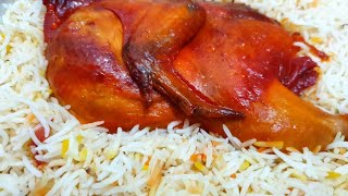 Restaurant style Yemeni Chicken Mandi Recipe without oven  Smoked flavored mandi rice [upl. by Northington]