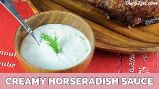 How to Make Creamy Horseradish Sauce [upl. by Fabria835]