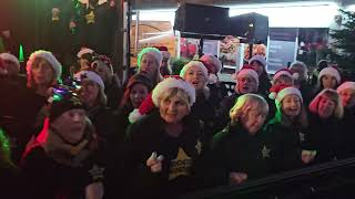 WHAT CHRISTMAS MEANS TO ME Rock Choir at Birkdale Lights Switch On 1st December 2024 [upl. by Krm]