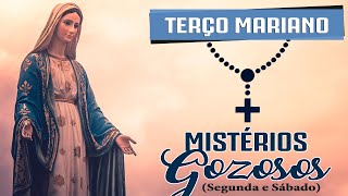 SANTO TERÇO MARIANO  Mistérios Gozosos SegundaFeira e Sábado [upl. by Polito914]