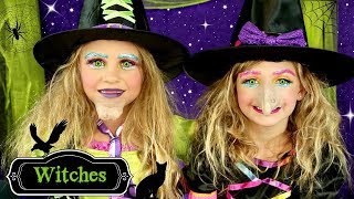 Cute Halloween Witch Costumes and Makeup [upl. by Anitneuq432]