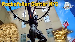 Rockefeller Center Walking Tour  A Manhattan Treasure 4K City Walk [upl. by Croft]