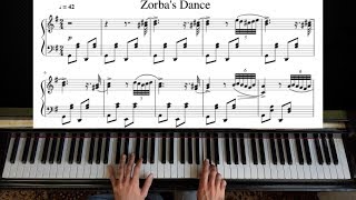 Zorba The Greek  Piano Tutorial [upl. by Hiroshi399]