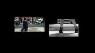 Split Screen Beyonce Countdown vs Anne Teresa De Keersmaeker [upl. by Wallas789]