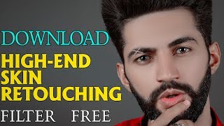 1 click HighEnd Skin Retouching Plugin Filter Download [upl. by Anaert]