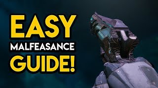 Destiny 2 Forsaken  EASY MALFEASANCE GUIDE [upl. by Negam77]