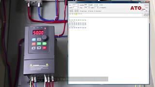 How to control the VFD via RS485 interface [upl. by Rollins422]