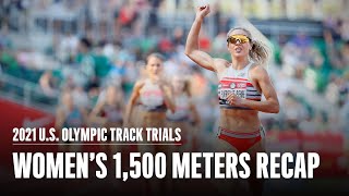 Elle Purrier St Pierre Wins Women’s 1500 Meters  US 2021 Olympic Trials  Runners World [upl. by Urban]