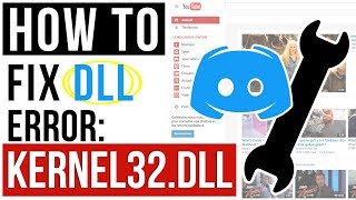 How to Fix Kernel32dll missing errorDISCORD  KERNEL32dll Entry Point Error FIX Windows 7 2020 [upl. by Alecram33]