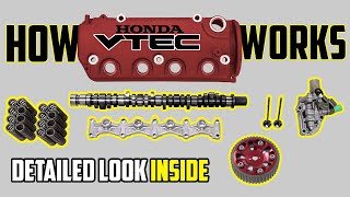 How VTEC Works  Detailed Disassembly [upl. by Nitsreik]