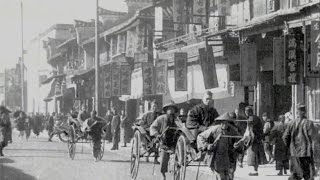 Nankin Road Shanghai 1901  China on Film  BFI National Archive [upl. by Neleb515]