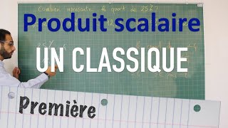 Produit Scalaire  Exercice classique [upl. by Atthia]