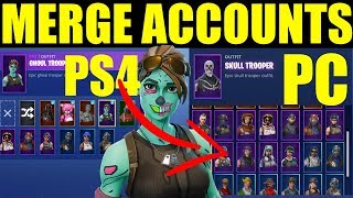 How To Merge Fortnite Accounts On Ps4Pc Xbox Switch amp Mobile [upl. by Corette]