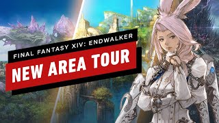 Final Fantasy 14 Endwalker  New Area Tour [upl. by Thorny]