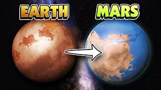 MAKING MARS THE NEW EARTH IN VR  Universe Sandbox 2 VR [upl. by Gottwald]