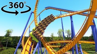 360 video  Roller Coaster Ride VR 4K [upl. by Teplica276]