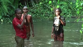 Baka Women play the Water Drums liquindi [upl. by Opiuuk]