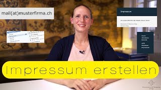 Impressum erstellen Was muss rein [upl. by Heall]