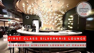 First Class Lounge Singapore Airlines SilverKris at Changi Airport [upl. by Il]