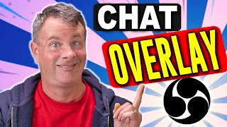 How to Add A Chat Overlay to OBS for your Live Stream [upl. by Errot]