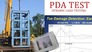 PDA Test  Dynamic Load Testing [upl. by Lempres]