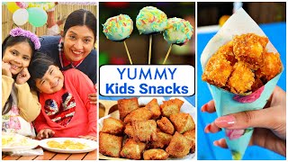 3 Yummy SNACKS Recipe for KIDSTEENAGERS  CookWithNisha [upl. by Anidal]