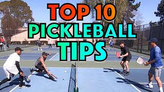 Top 10 Pickleball Tips For Players Of All Levels [upl. by Airotnes]