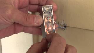 Doorbell Button How to replace and install [upl. by Cati464]