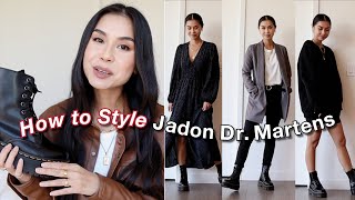 HOW TO STYLE JADON DR MARTENS 5 Outfit Ideas with Doc Martens [upl. by Aniri]