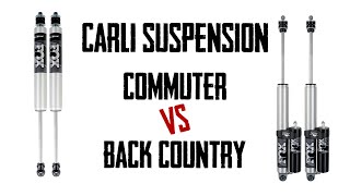 Carli Suspension Commuter vs Back Country  Whats Right for YOUR Truck [upl. by Rai]