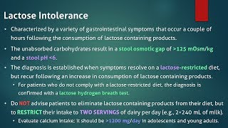 Lactose Intolerance [upl. by Strenta]