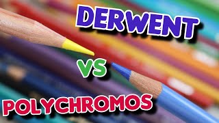 Which Colored Pencils are BEST Polychromos VS Derwent Lightfast [upl. by Wendin]