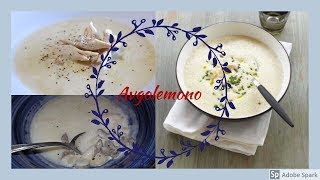 Best Avgolemono  Greek Egg and Lemon Soup [upl. by Aranahs]