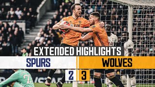 JIMENEZ COMPLETES THE TURNAROUND  Tottenham Hotspur 23 Wolves  Extended highlights [upl. by Aiouqes]