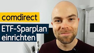 ETFSparplan bei comdirect einrichten [upl. by Harihs]