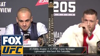 Watch the full UFC 205 prefight press conference from New York City  UFC 205 [upl. by Ahsinak]