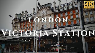 London Victoria Station Walk Through England 4K [upl. by Valenta300]