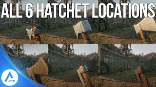 Red Dead Redemption 2 Weapon Locations  All 6 Unique Hatchets [upl. by Belva]