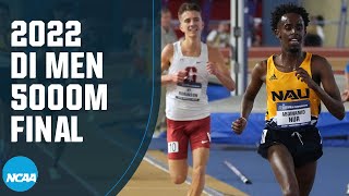 Mens 5000m  2022 NCAA Indoor Track and Field Championships [upl. by Okier501]