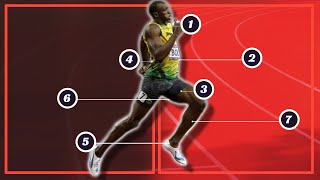 Usain Bolt Running Technique How to Run Faster [upl. by Buehrer594]