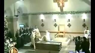 Padre Pio  open Coffin [upl. by Notsirk]