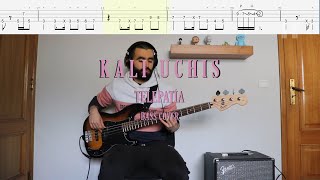 Kali Uchis  telepatía Bass Cover  Tabs [upl. by Amled]