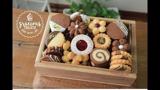 Butter Cookie Box  Butter amp Chocolate Cookie Variations [upl. by Annorah]