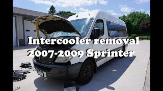 20072009 Sprinter Intercooler removal boost leak test [upl. by Asselam]