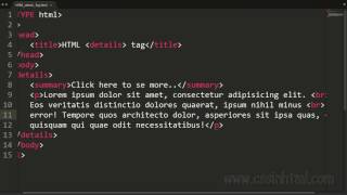 HTML details Tag [upl. by Assetniuq]