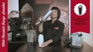 Making Frappes with Cappuccine Frappe Mixes  Basic Recipe amp Customizing [upl. by Minsat]