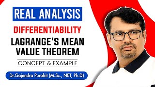 Real Analysis  Mean Value Theorem  Lagranges Mean Value Theorem  Proof amp Examples [upl. by Spalding]