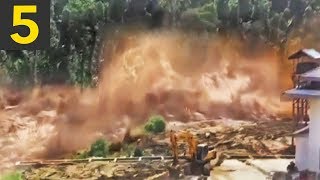 Top 5 LARGEST Flash Floods caught on video [upl. by Rowe776]